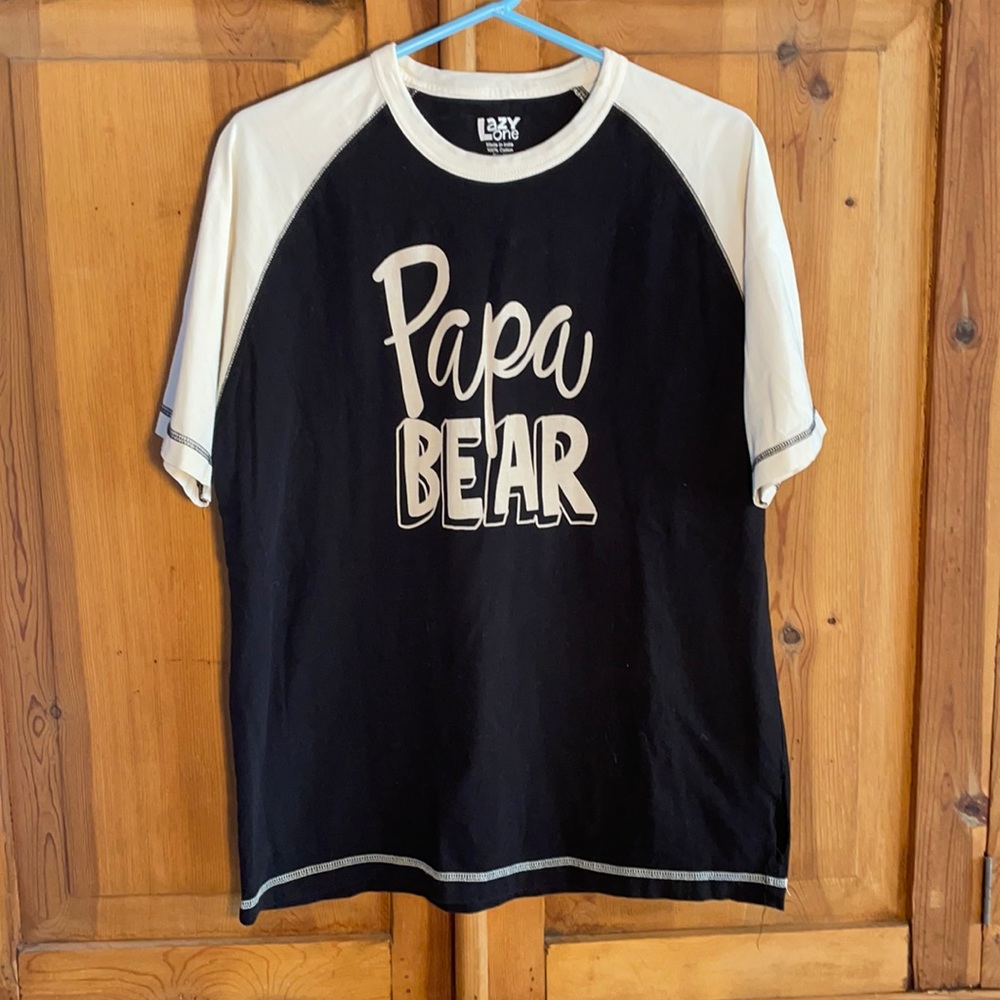Papa bear sleep t-shirt (m)